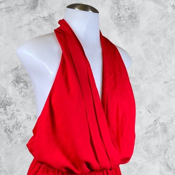 Superdown Emma Halter Romper - Bright Red - Picture 7 of 12